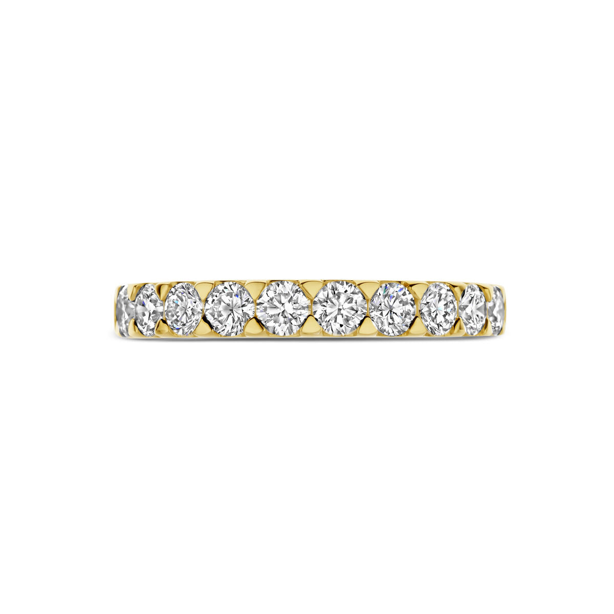 anello diamante lab grown 1.00ct h si 14K oro giallo
