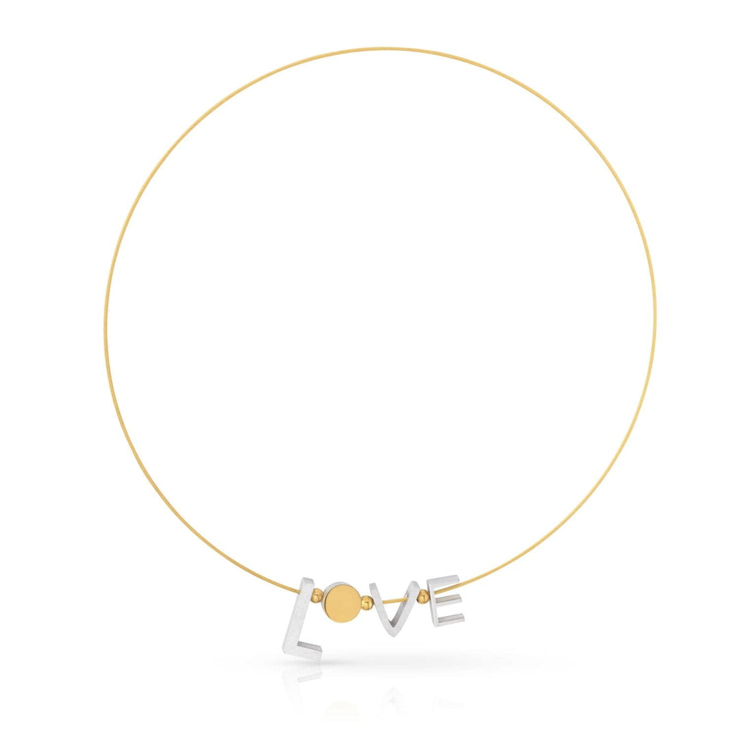 Collana LOVE color oro C258G