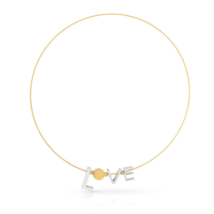 Collana LOVE color oro C258G