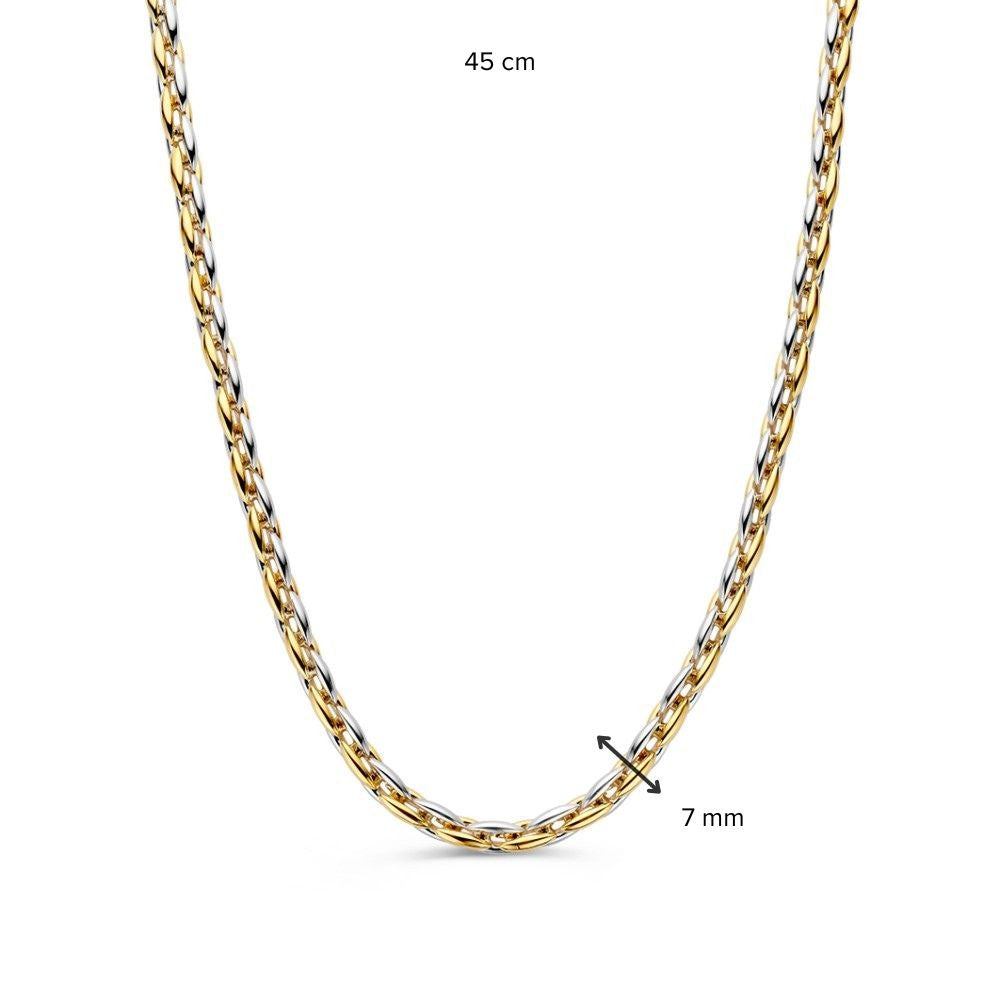 Collana bicolore