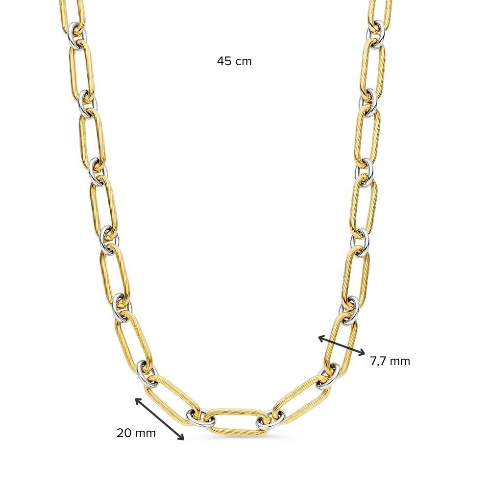 Collana bicolore