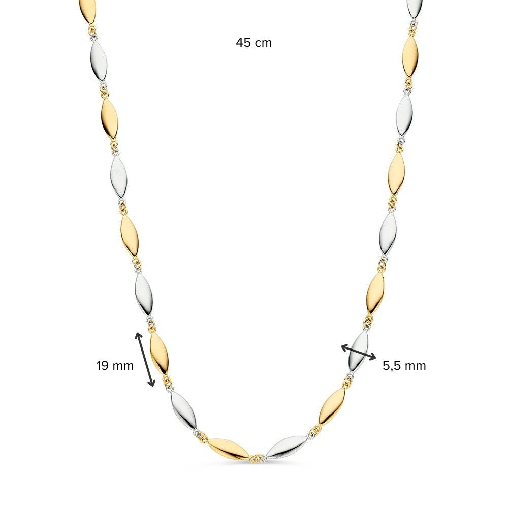 Collana bicolore