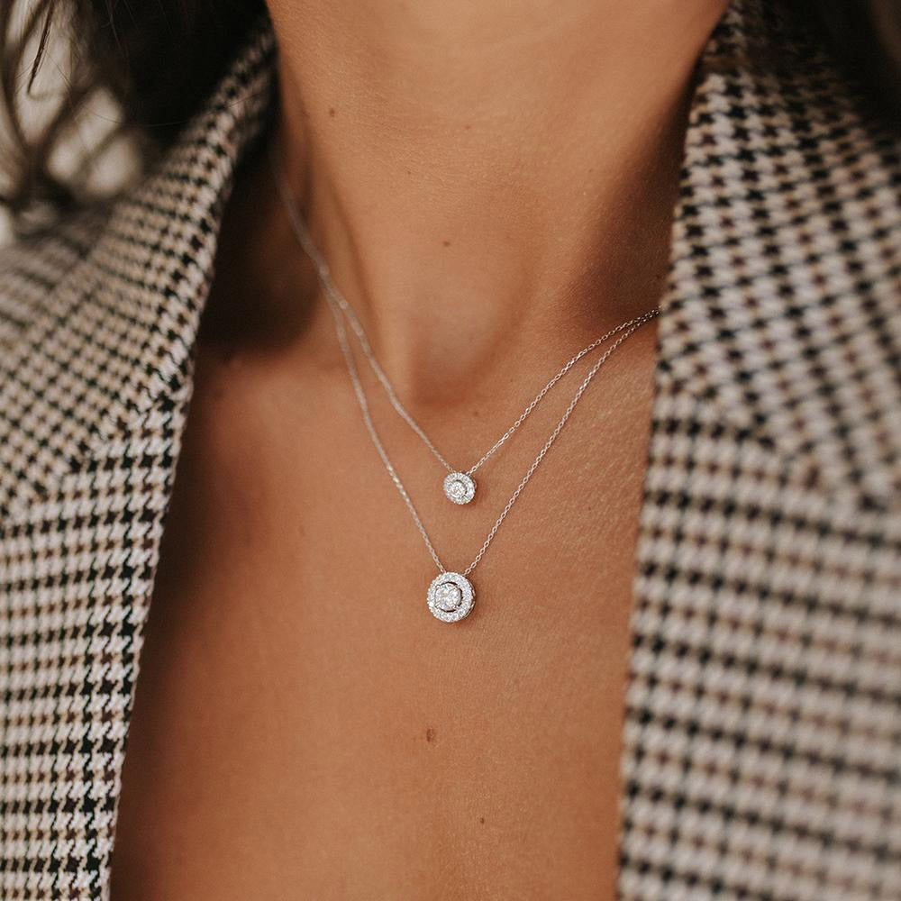 Collana Emma 0,20 ct. oro giallo