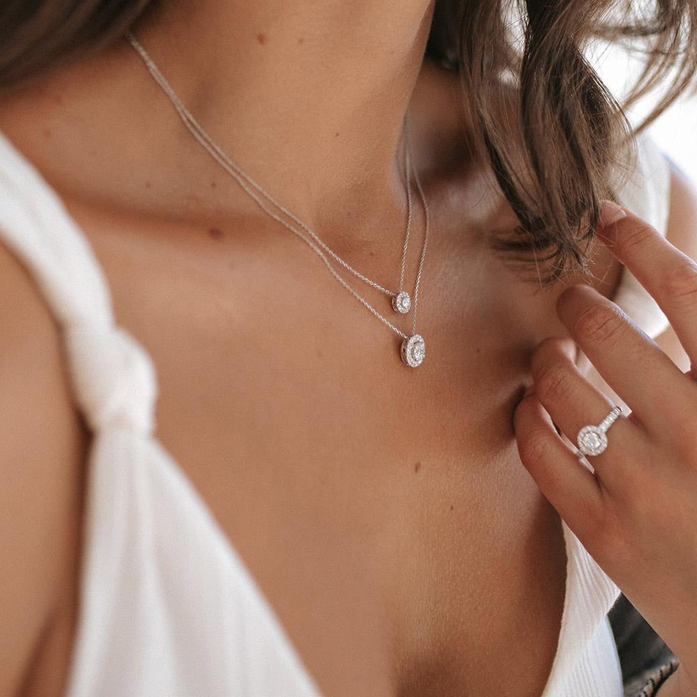 Collana Emma 0,20 ct. oro giallo