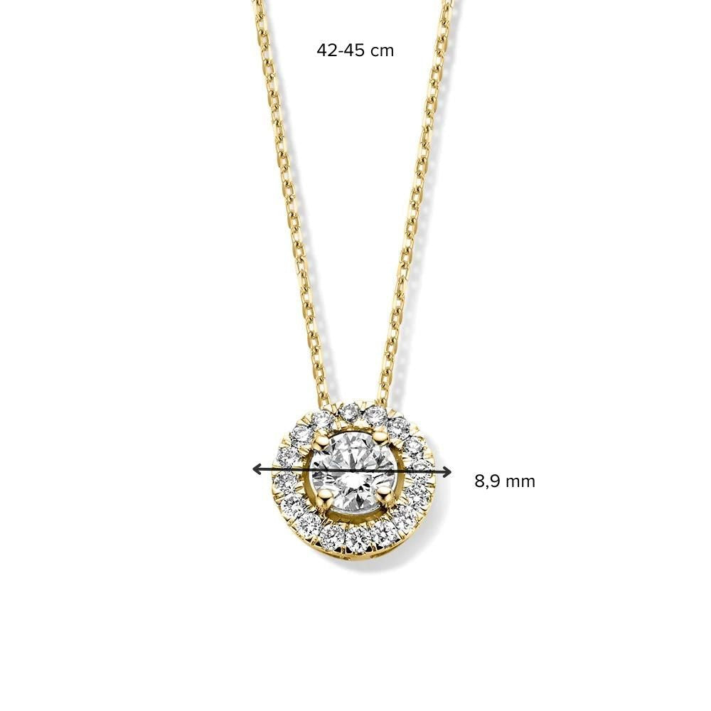 Collana Emma 0,50 crt. oro giallo