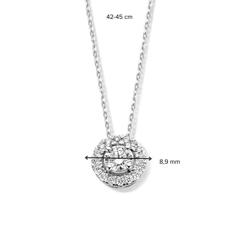 Collana Emma 0,75 ct. oro bianco
