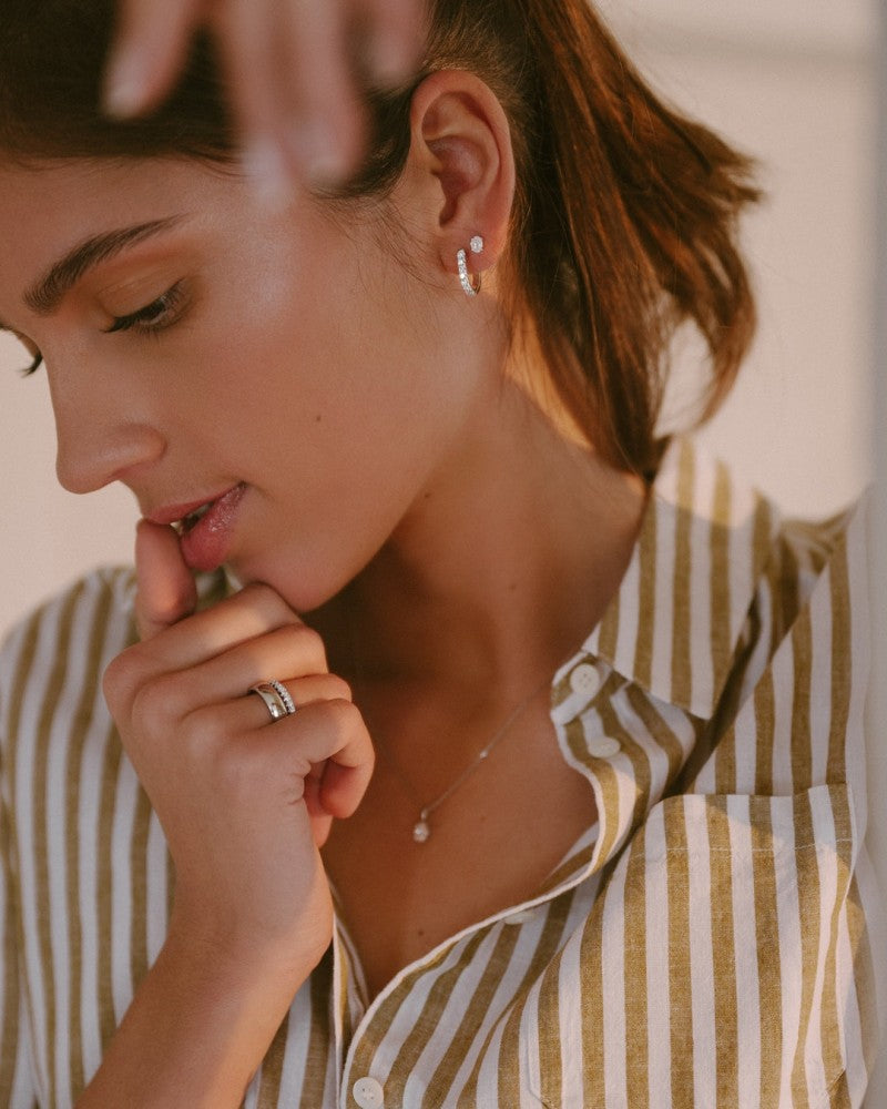 Collana Franky 0,50 ct oro giallo