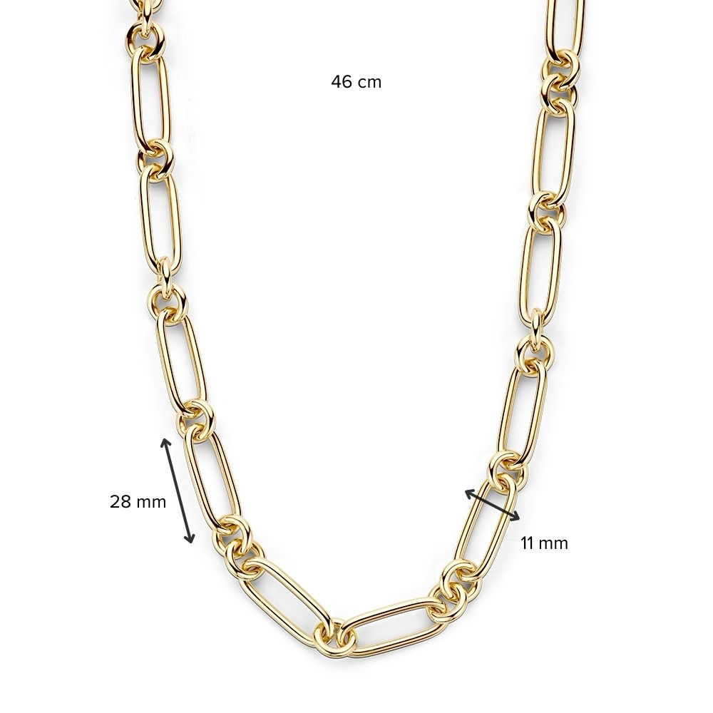 Collana in Oro Giallo 14K con Maglie Grosse – Gioiello di Lusso per Donna