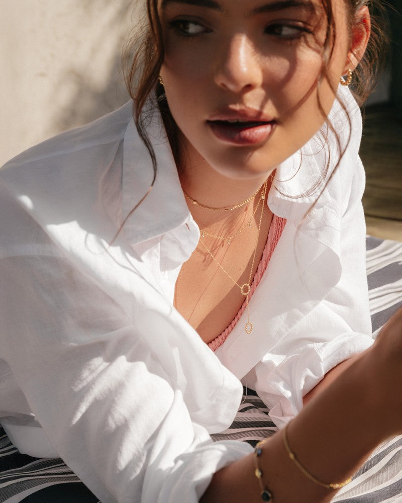 Geelgouden Collier – 14-Karaat Tijdloze Elegantie voor Dames