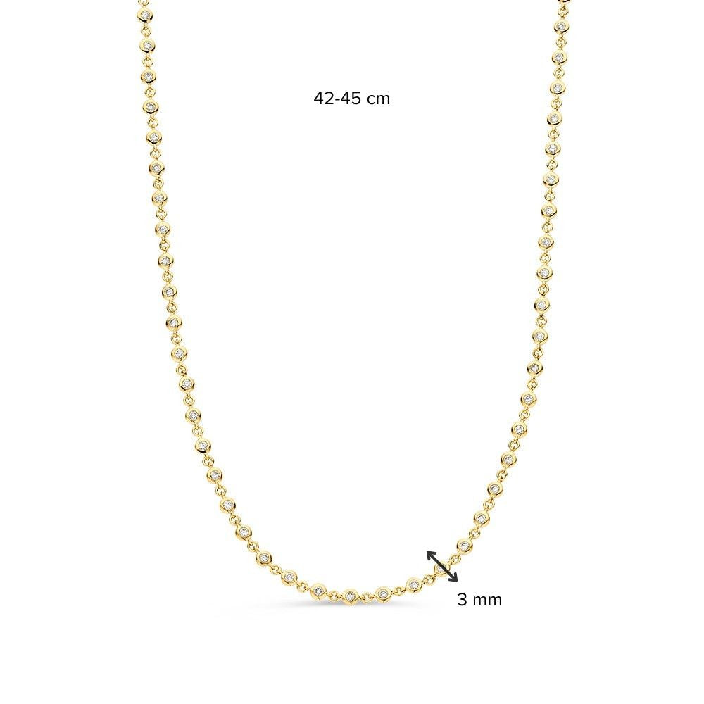 Collana oro giallo brillante 1,51 crt.