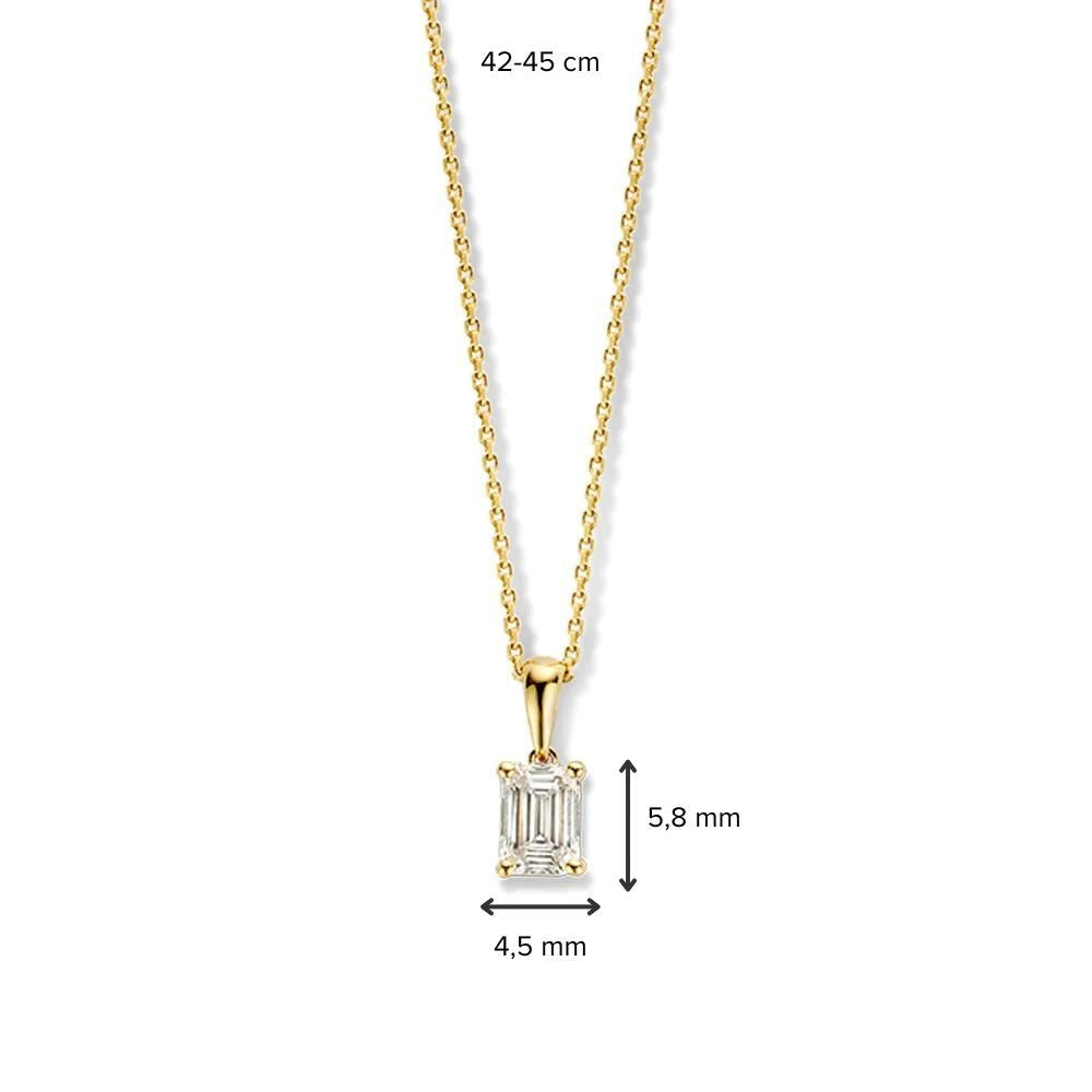 Collier Nora 0,50 crt. Geelgoud