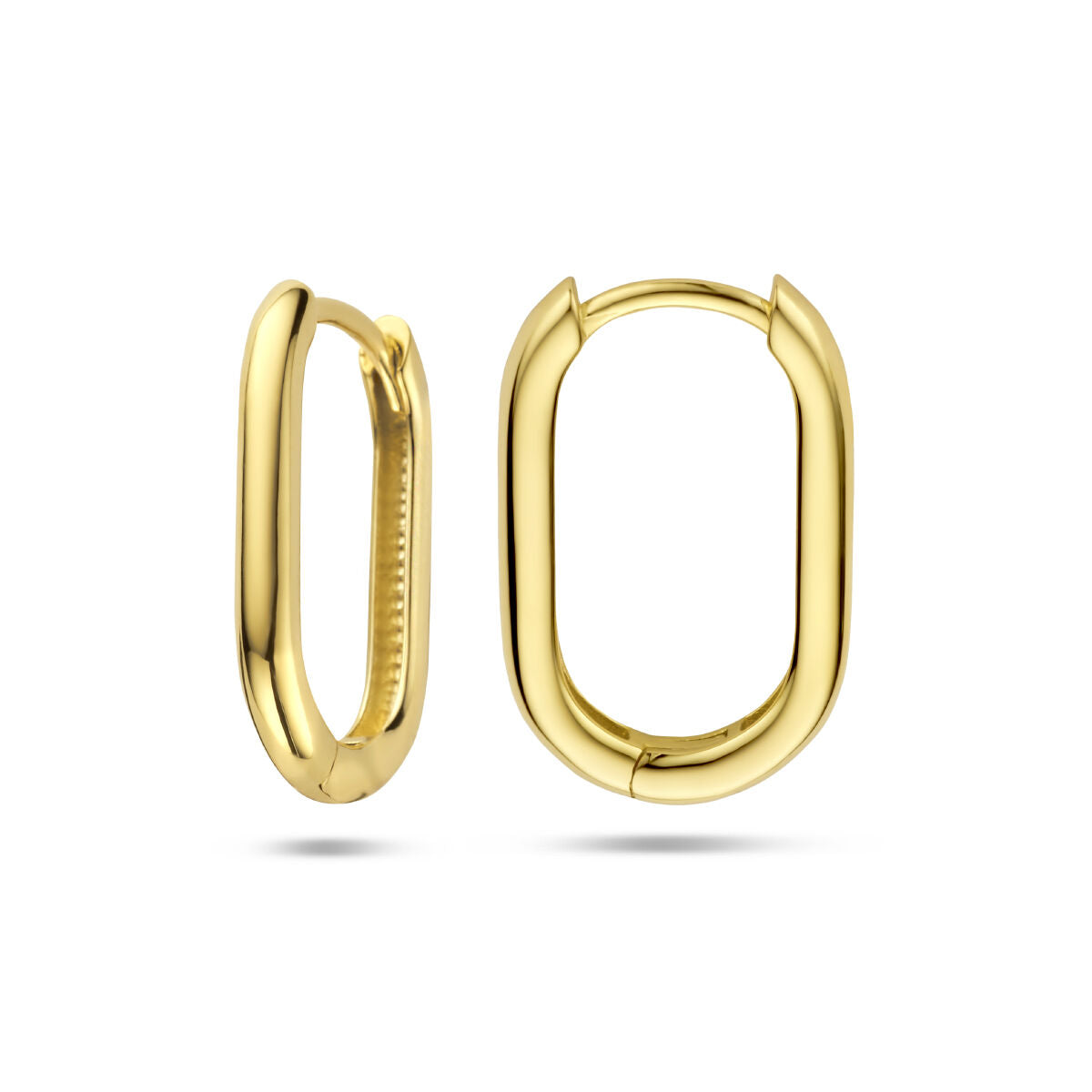 creoli paperclip 14K oro giallo