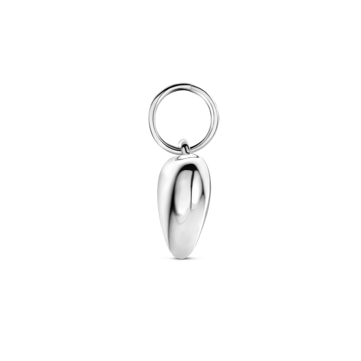 ciondolo cuore 12,5 mm argento rodiato