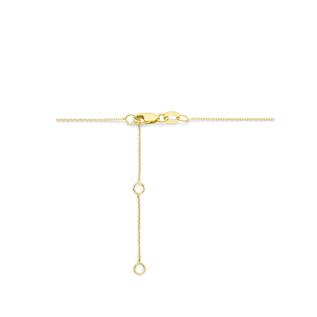 collier diamant 40 – 42 – 44 cm 0.10ct g si 18K geelgoud