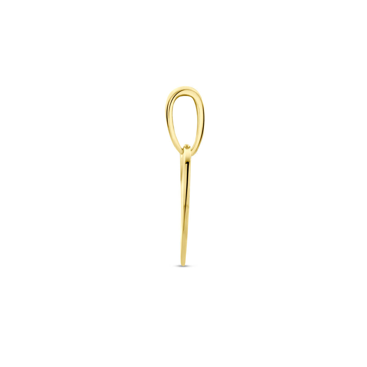 ciondolo incidibile cuore oro giallo 14K