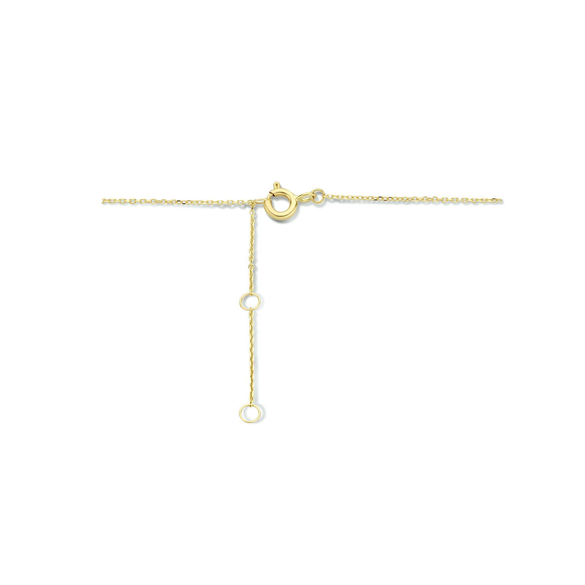 Collana cuoricini 40 - 42 - 44 cm oro giallo 14K