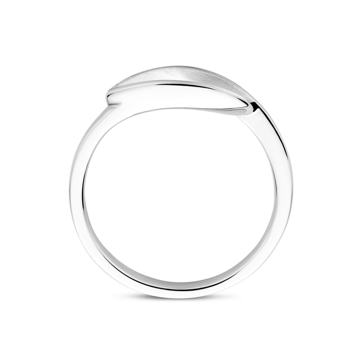 Anello in Argento 925 Rodiato – Finitura Lucida/Opaca per Donna