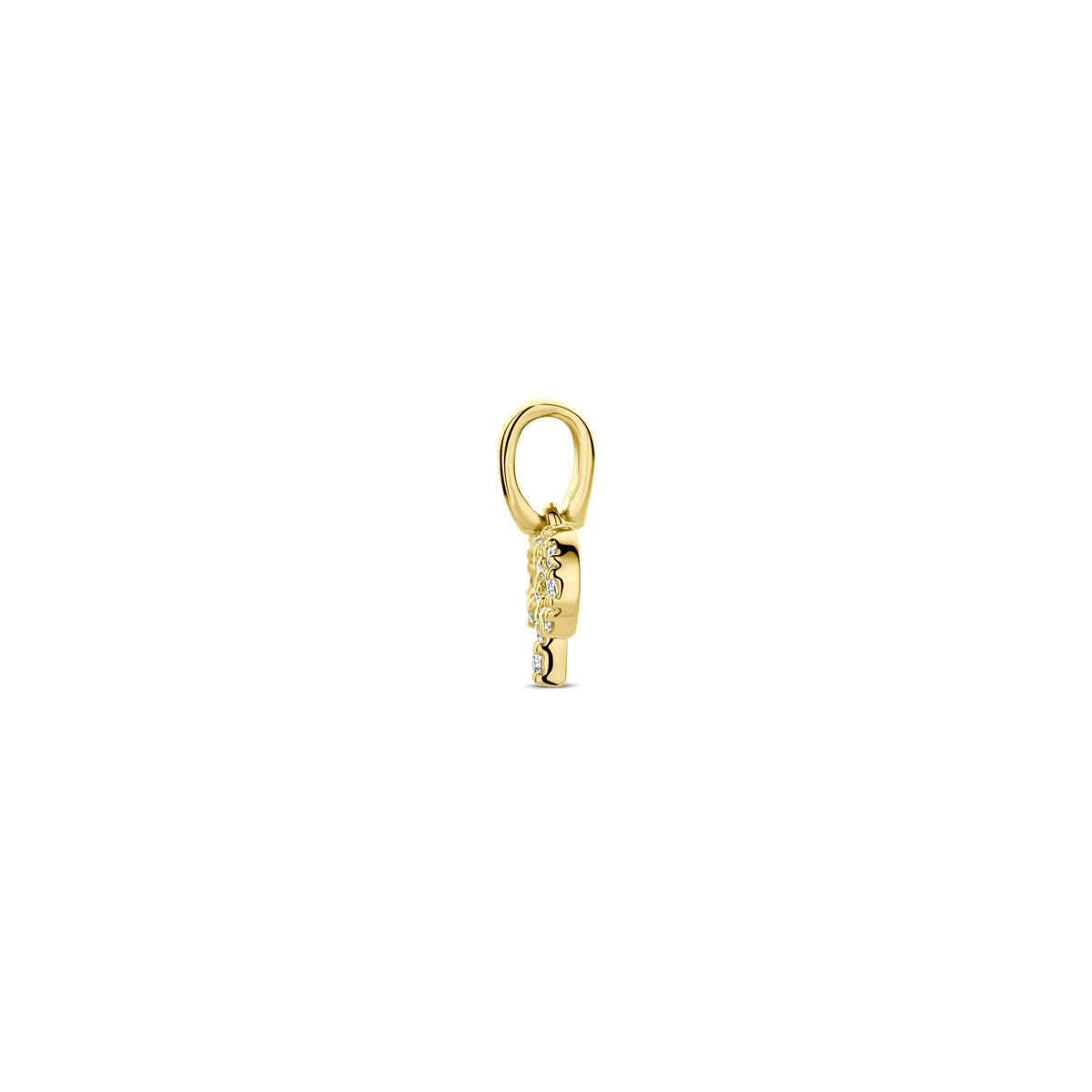 ciondolo segno zodiacale diamante h si 14K oro giallo