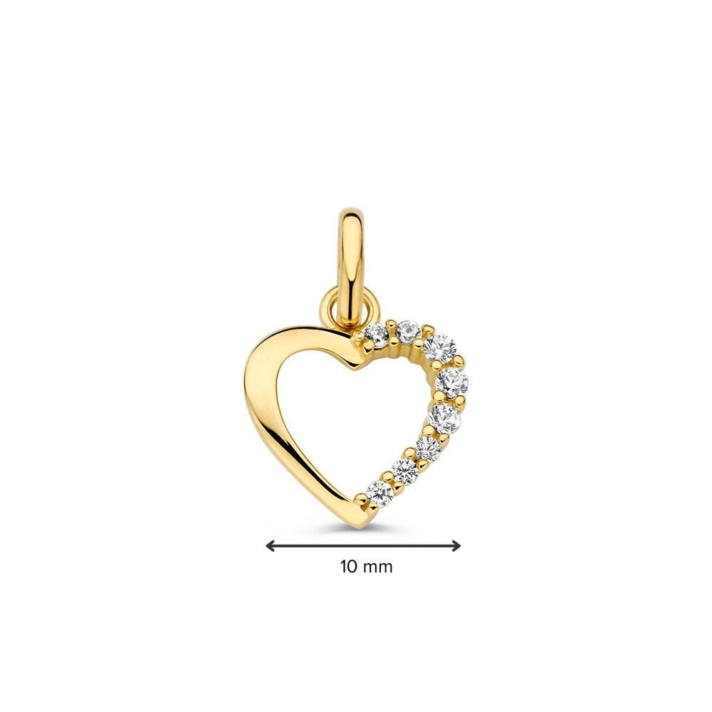 Ciondolo oro giallo zircone