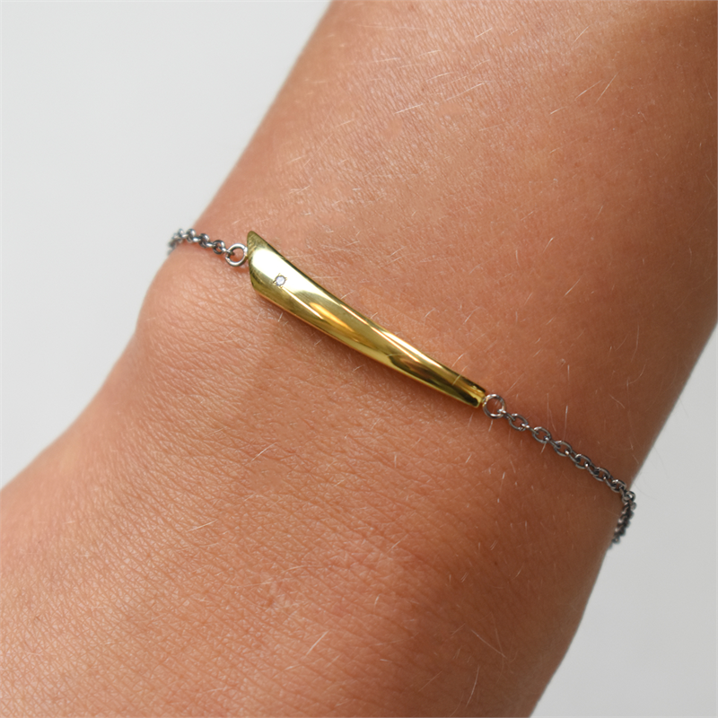 Boccia Titanium Bracciale Bicolor dia 1/0.005 - 03038-04