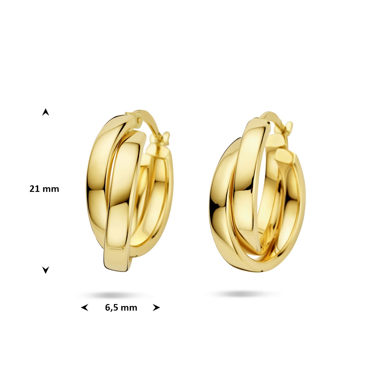 Cerchietti d'oro – oro giallo 14k