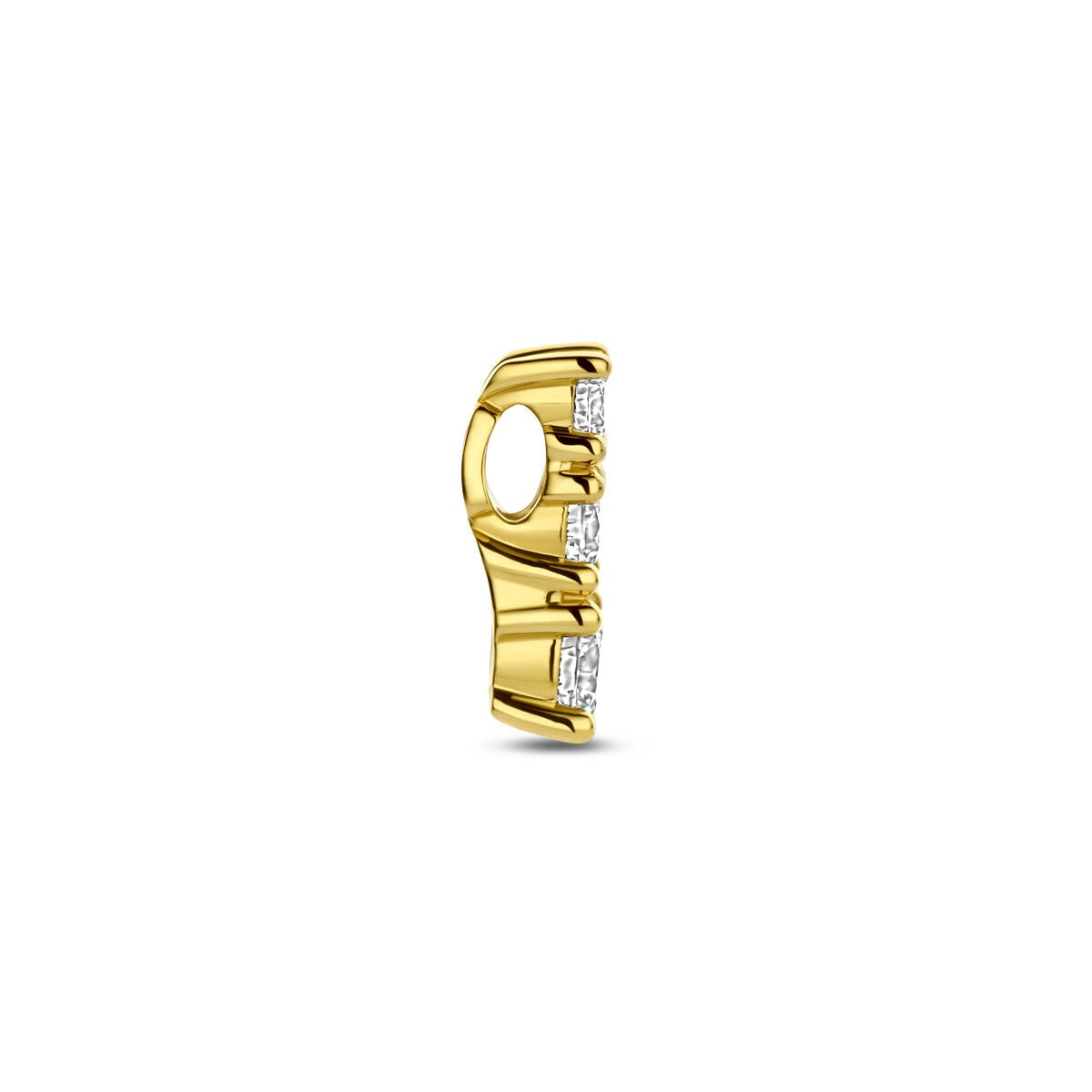 Ciondolo in oro con diamante lab grown – oro giallo 14k