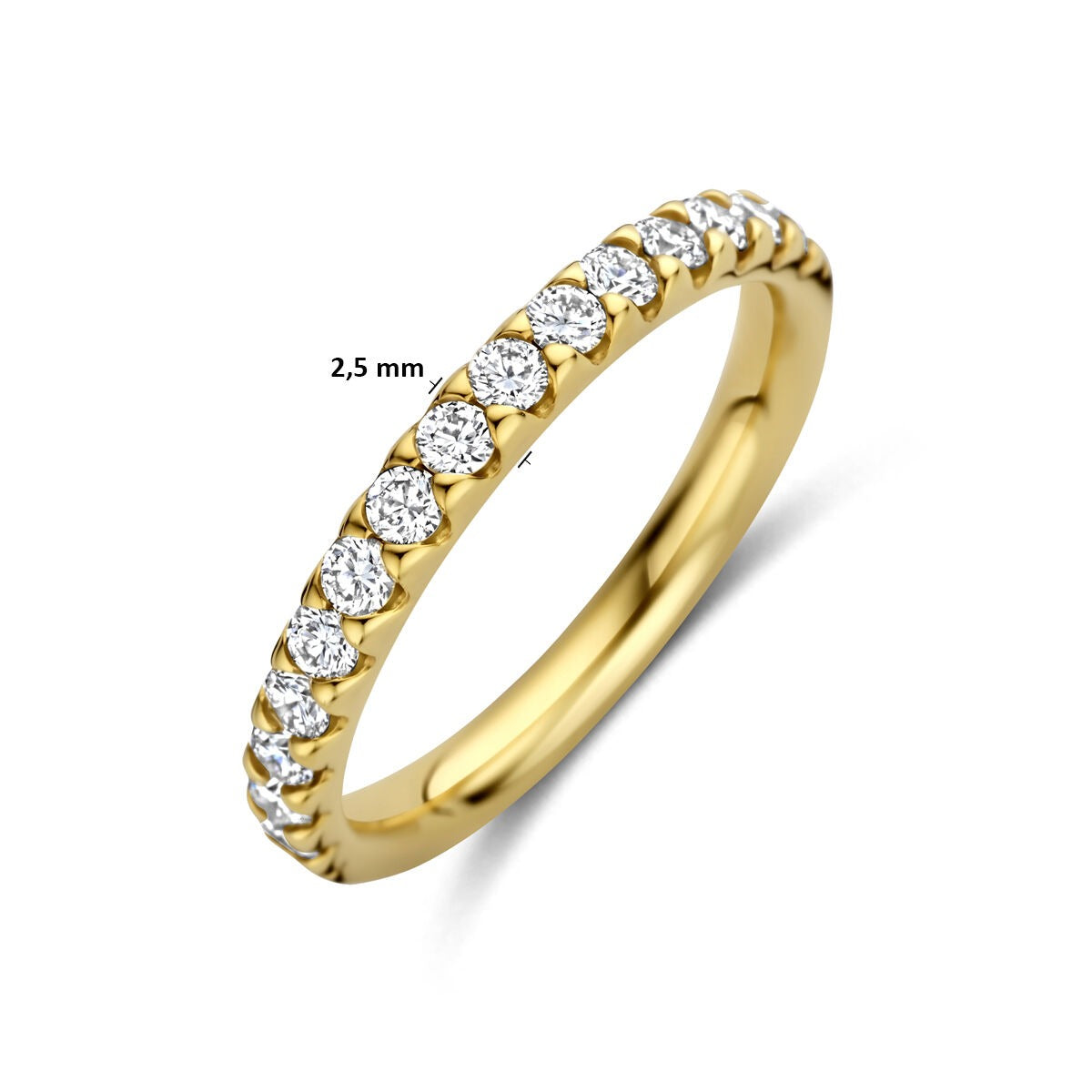 Anello da donna in oro con diamante lab grown – oro giallo 14k