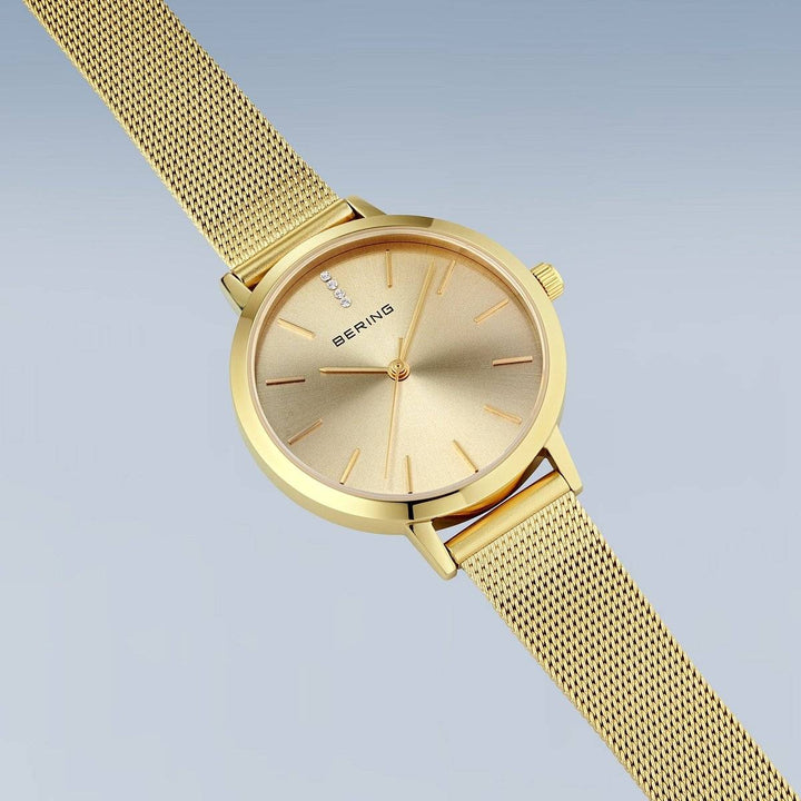 orologio da donna Bering quadrante color oro 13434-333