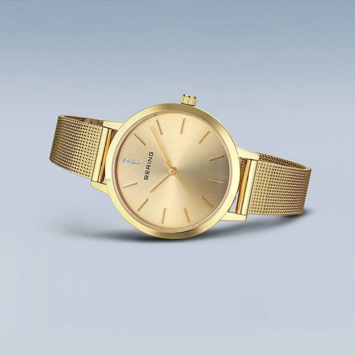 orologio da donna Bering quadrante color oro 13434-333