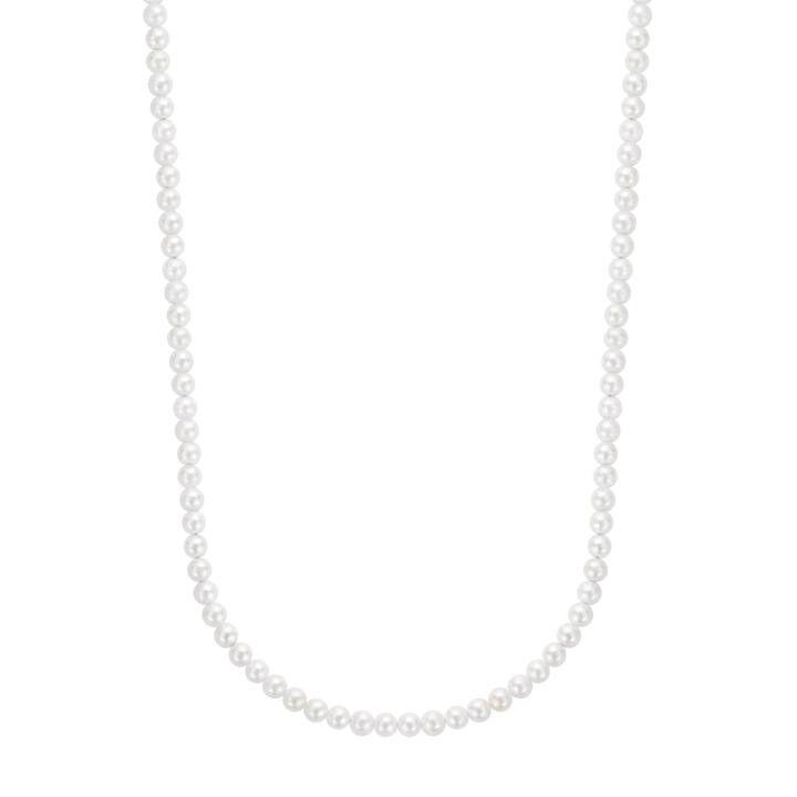 Necklace Pearl Gem Gold 4mm (38cm)