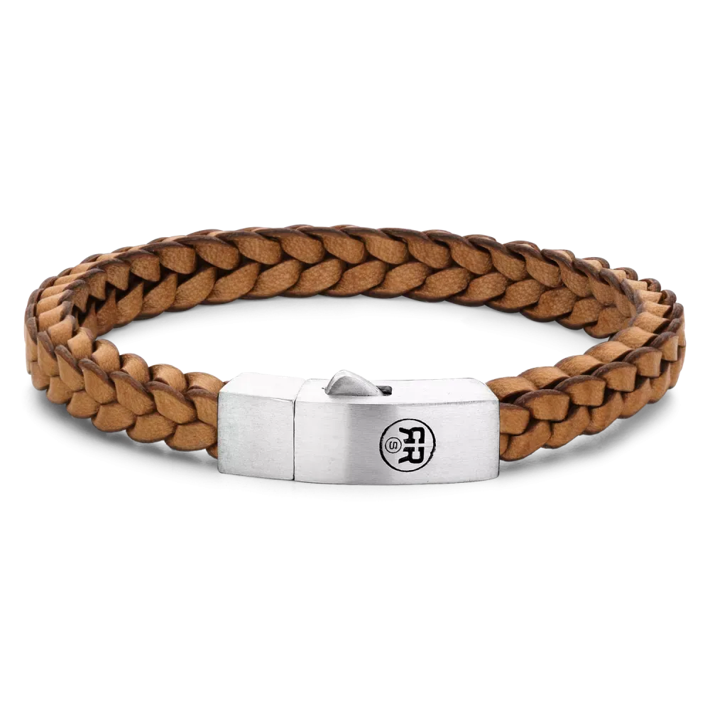 Braided Square 925 Cognac