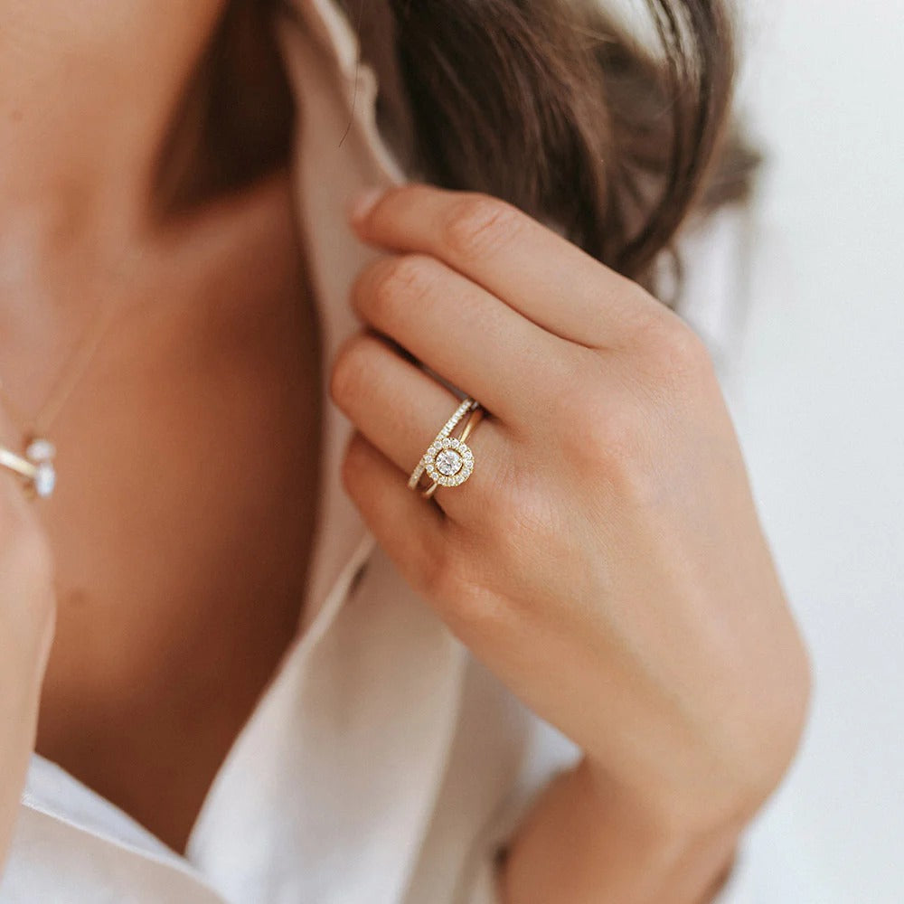 Anello Emma 0,75 ct. oro giallo
