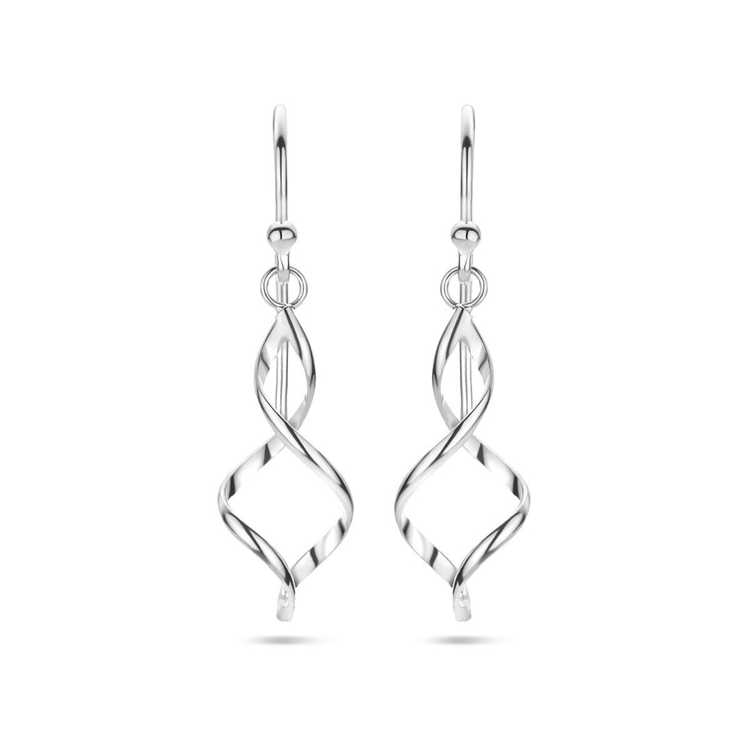 Zilveren oorhangers – gerhodineerd 925