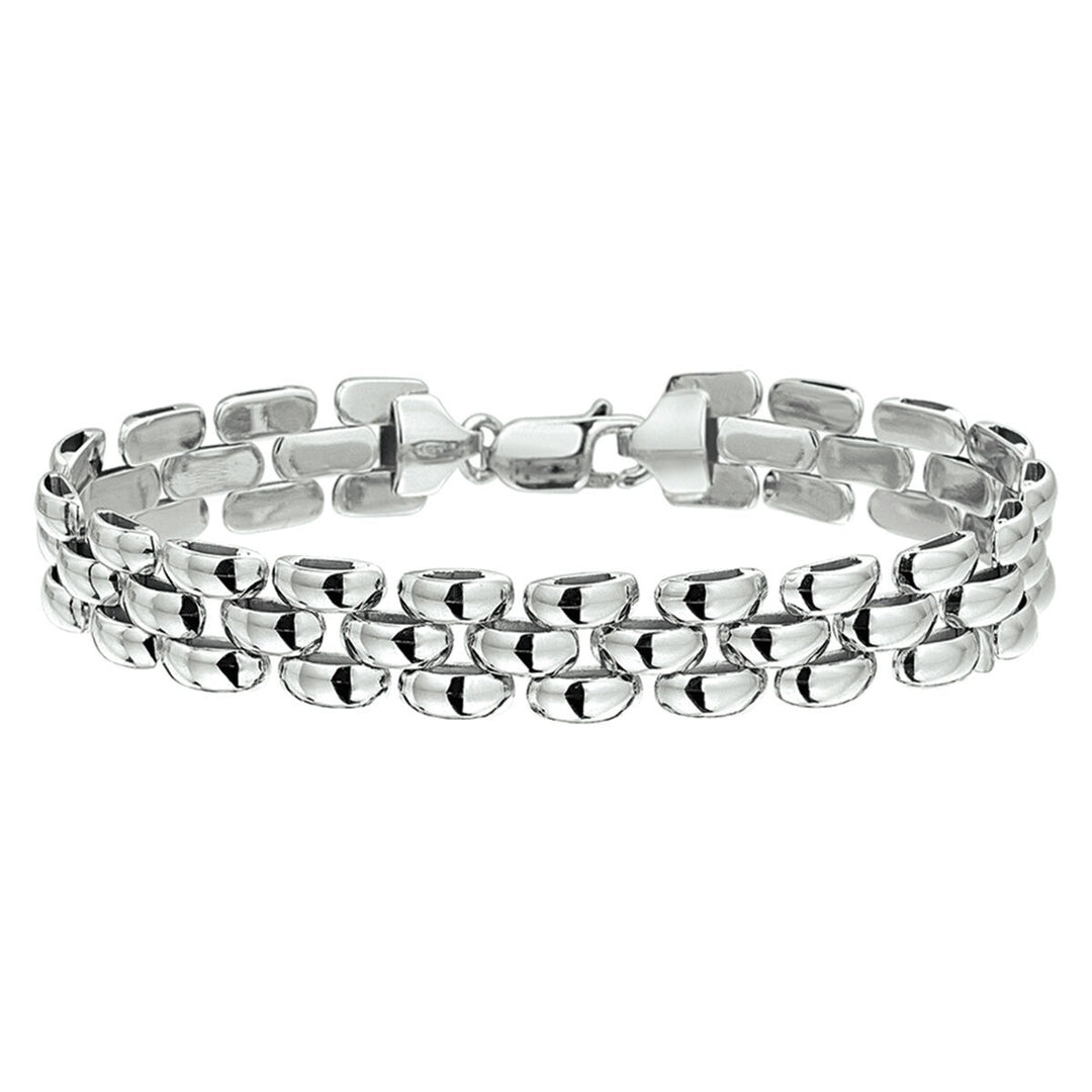 Zilveren panter armband – gerhodineerd 925
