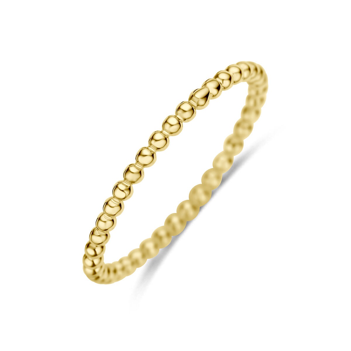 anello in oro giallo 9k con dettagli bombati