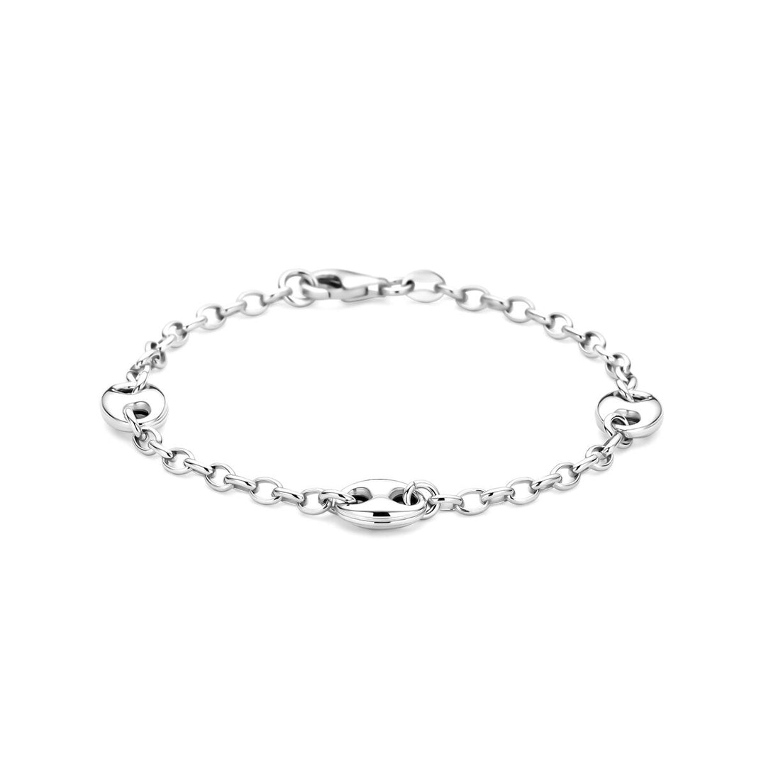 Zilveren anker armband voor dames
