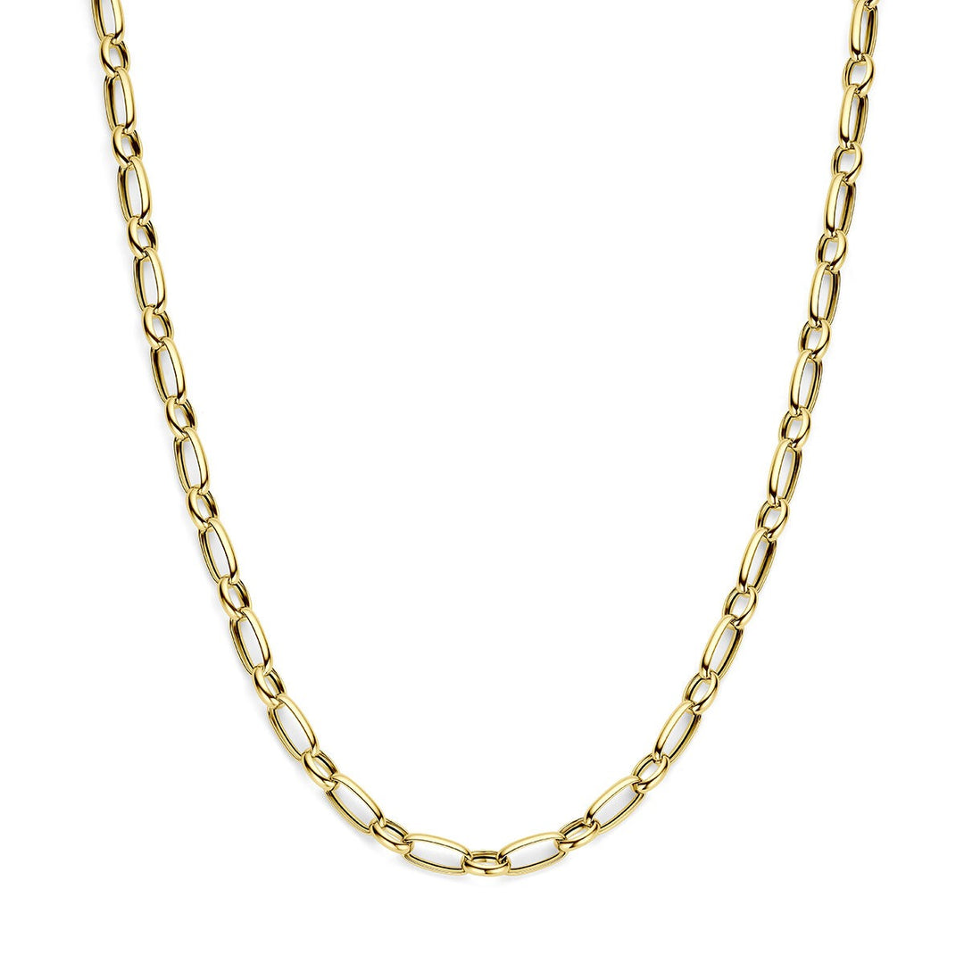 9k Geelgouden anker collier