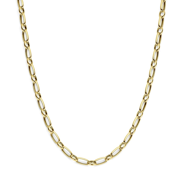 9k Geelgouden anker collier