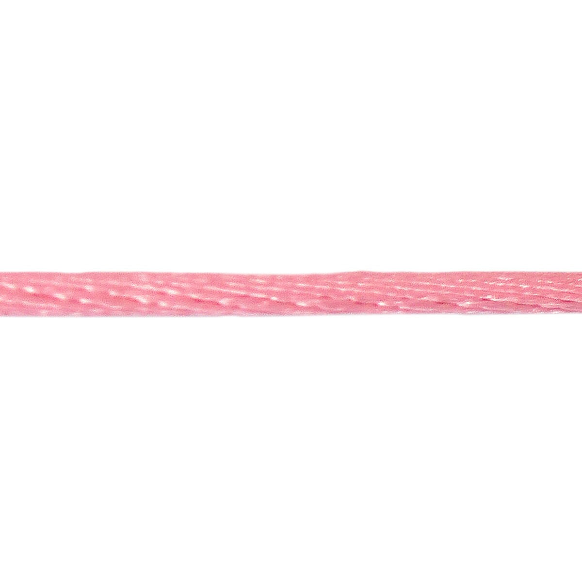 Filo satinato rosa di 38 cm, ideale per bracciali a nodo.