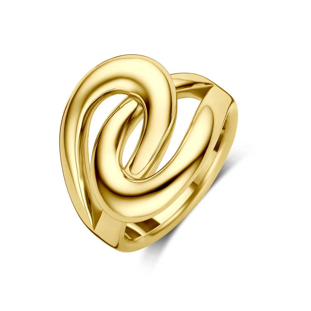 Anello da donna in oro giallo 14k
