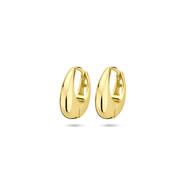Vergulde zilveren klapoorringen – 13.5 x 4.5 mm