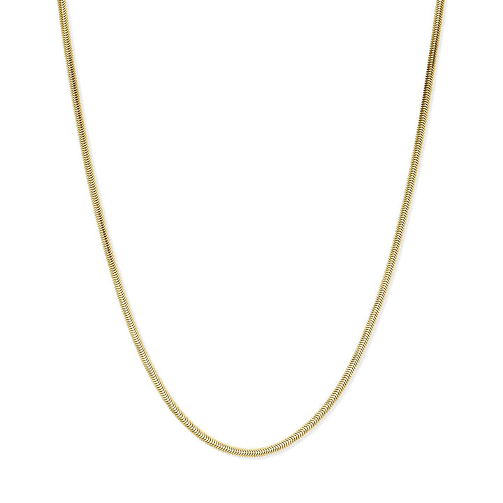 Verguld 925 zilveren slangencollier