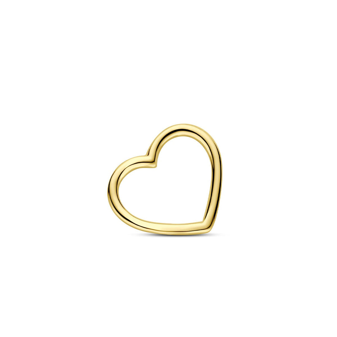 14k Geelgouden Ketting met Hanger Hart