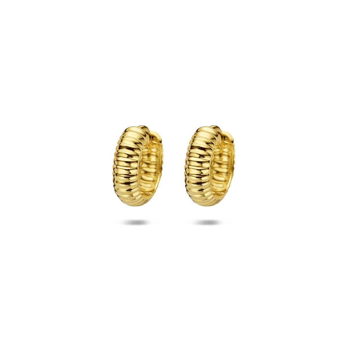 14k geelgouden klapoorringen