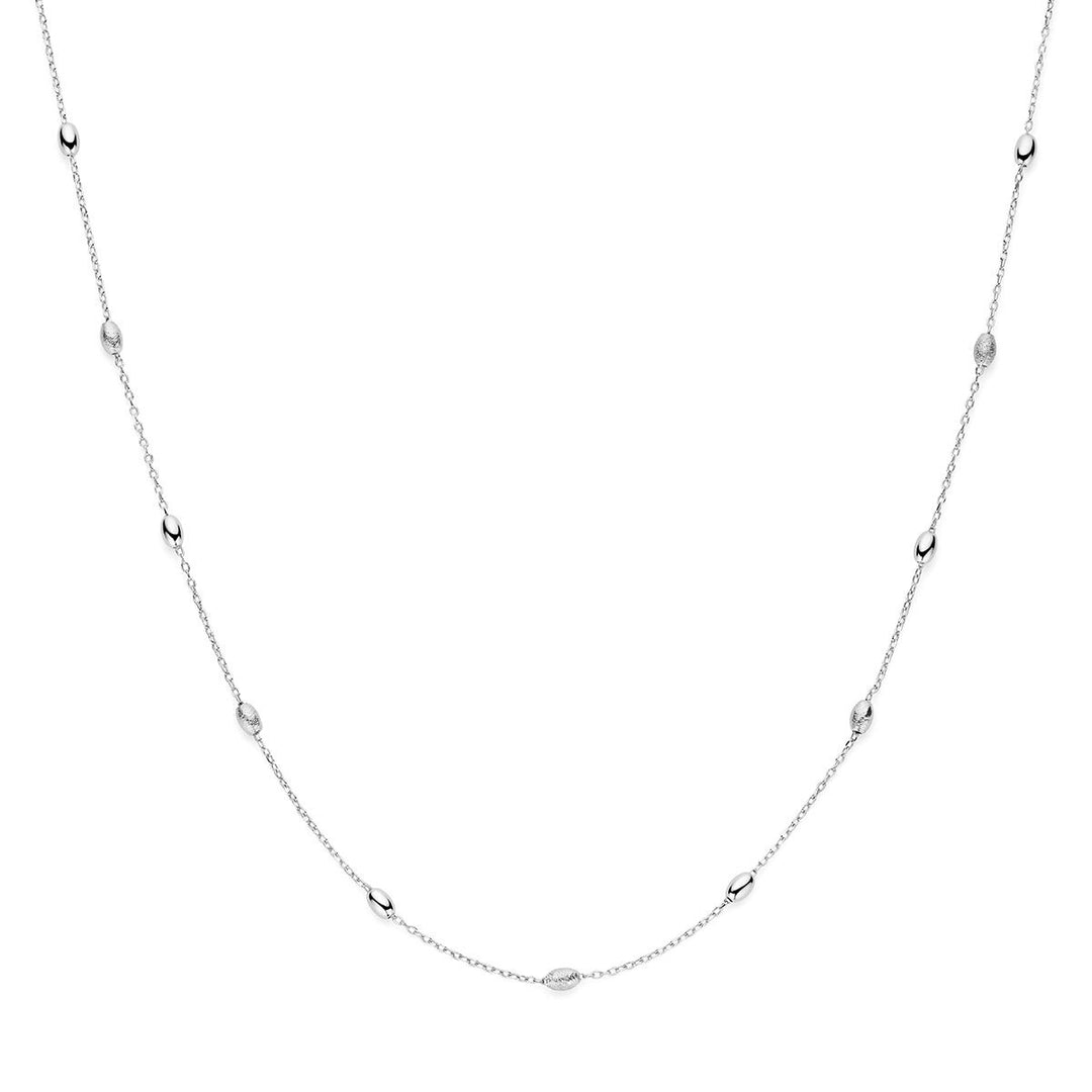 Gerhodineerd 925 zilveren collier