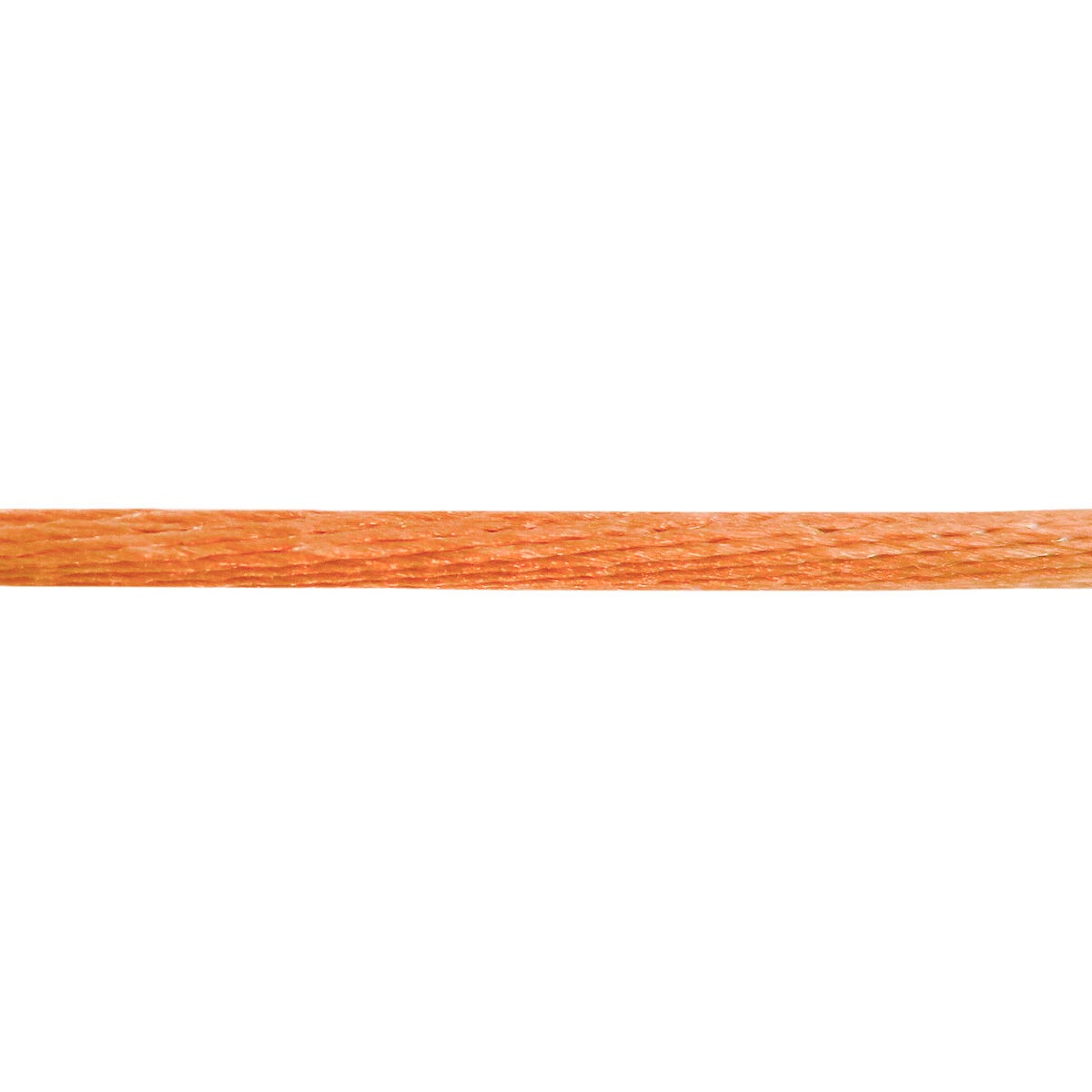 Bracciale in corda satinata arancione.