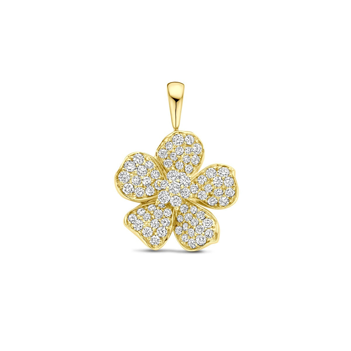 Orecchini a forma di conchiglia in argento 925 rodiato, con dettagli scintillanti.