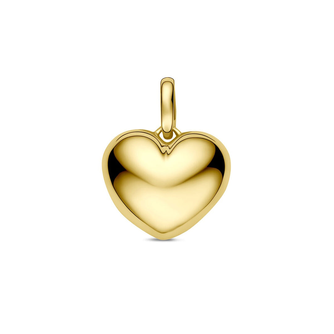 14k Geelgouden hart hanger