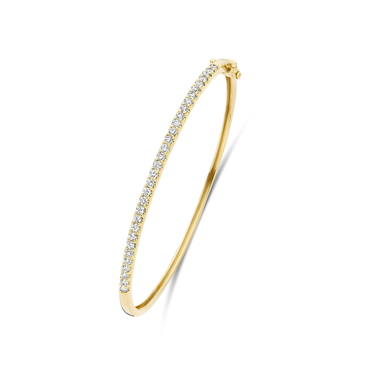 Bracciale in oro giallo 14k con diamanti lab-grown da 1.00ct.