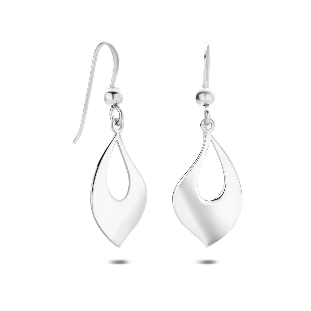 Gerhodineerd 925 zilveren druppel oorhangers